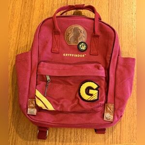 Wizarding World Harry Potter Backpack Gryffindor House Unisex Maroon 100% Cotton